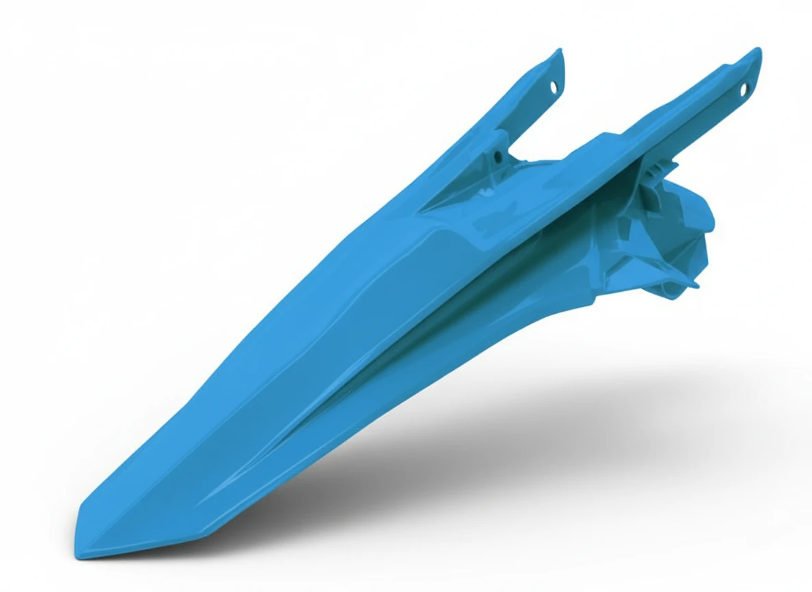 Крыло заднее винтаж светло голубое KTM SX125 150 SXF250 450 16 18 # SX250 XC XC F250 450 17 18  - фото 1