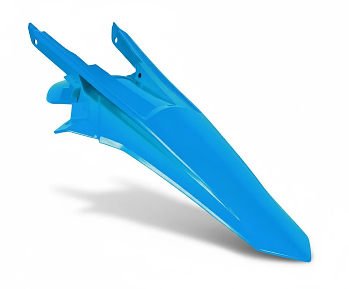 Крыло заднее винтаж светло голубое KTM EXC EXCF XC W125 500 17 19  - фото 1