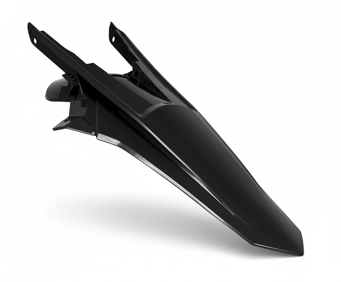 Крыло заднее черное KTM EXC EXCF XC W125 500 17 19  - фото 1