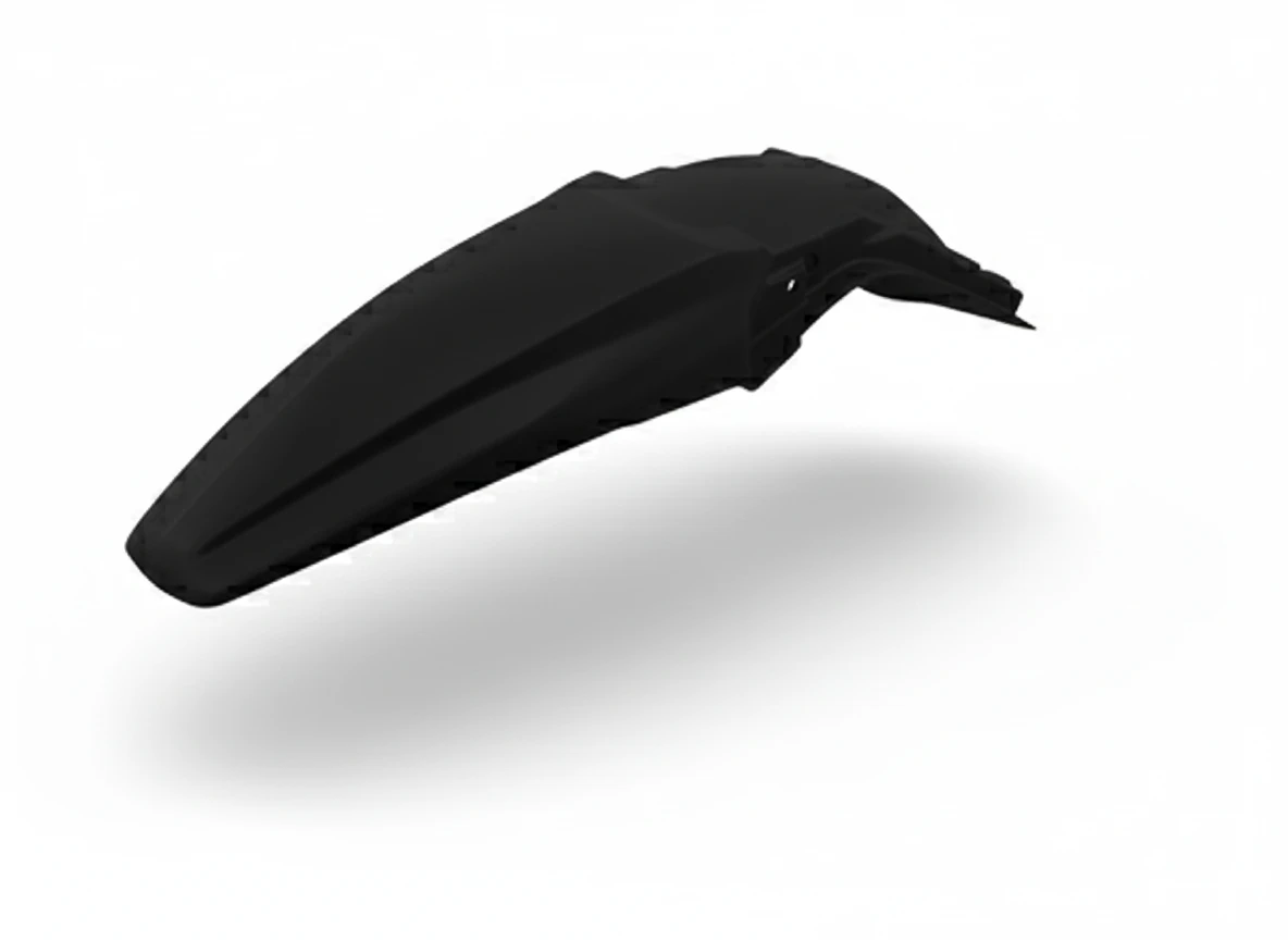 Крыло заднее Kawasaki KXF250 09 12 # KXF450 09 11 черное - фото 1