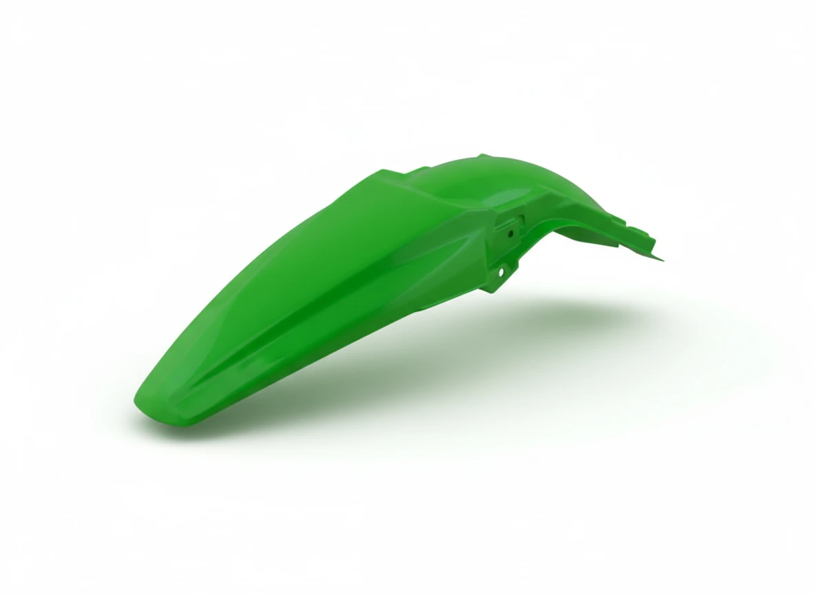 Крыло заднее Kawasaki KXF250 09 12 # KXF450 09 11 зеленое - фото 1