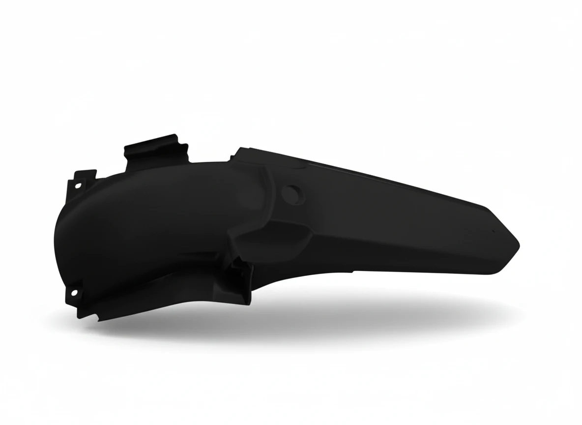 Крыло заднее Yamaha YZ125 250 15 20  # WR YZ X250 16 20 черное - фото 1