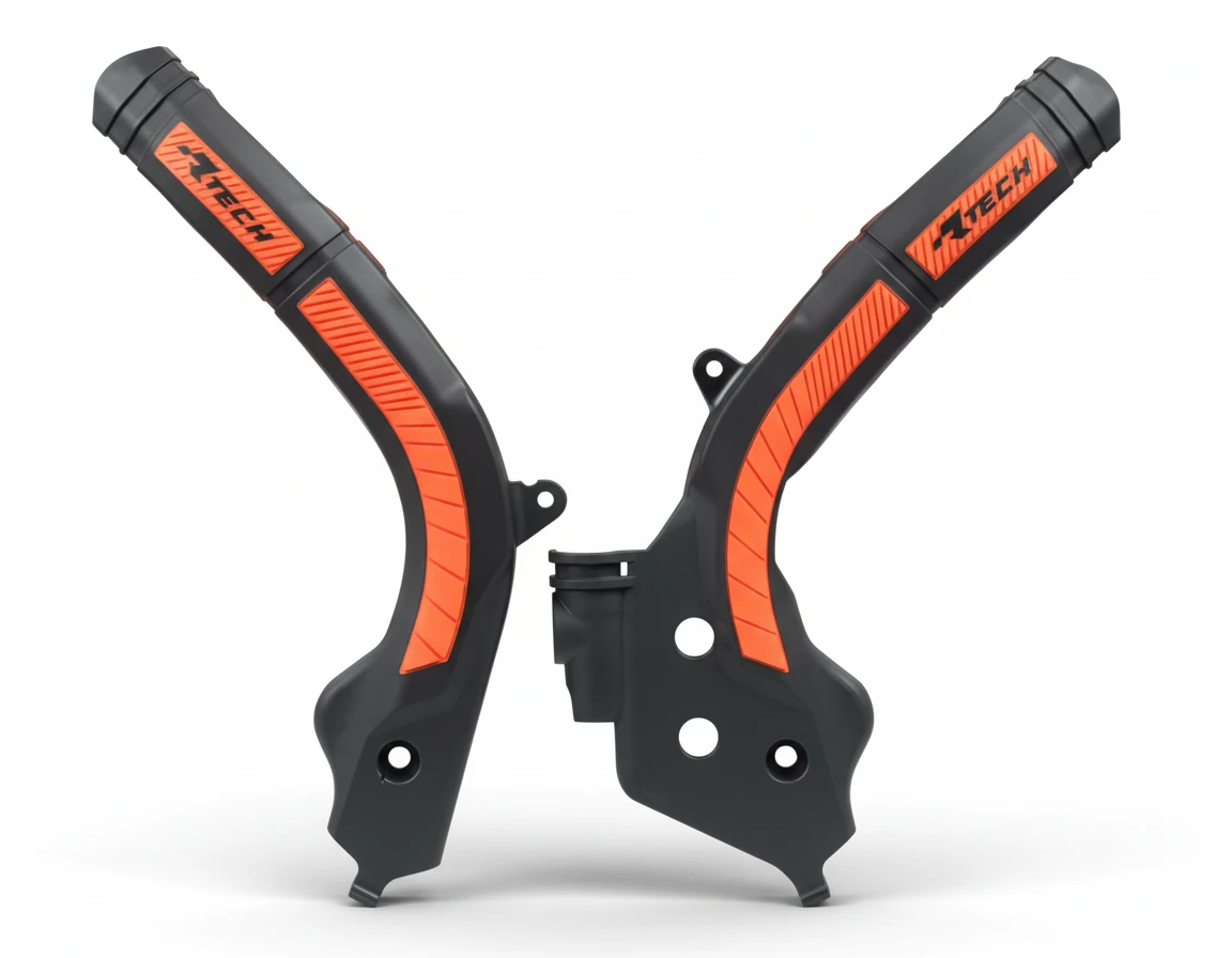 Защита рамы для KTM SX125 150 SXF250 450, XC W125 150 EXC EXCF XC W250 500 RTech R PRTKTMNRAR1 - фото 1
