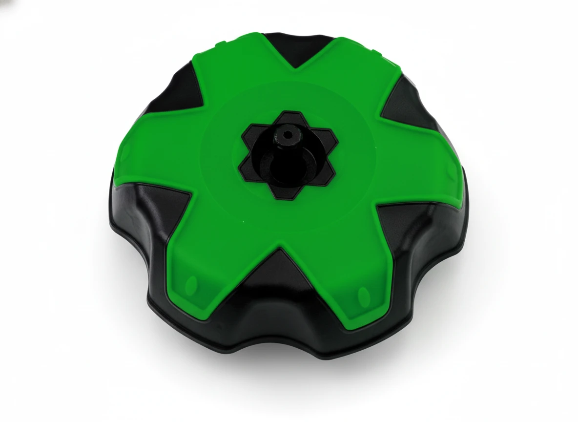 Крышка топливного бака Yamaha зеленая - фото 1