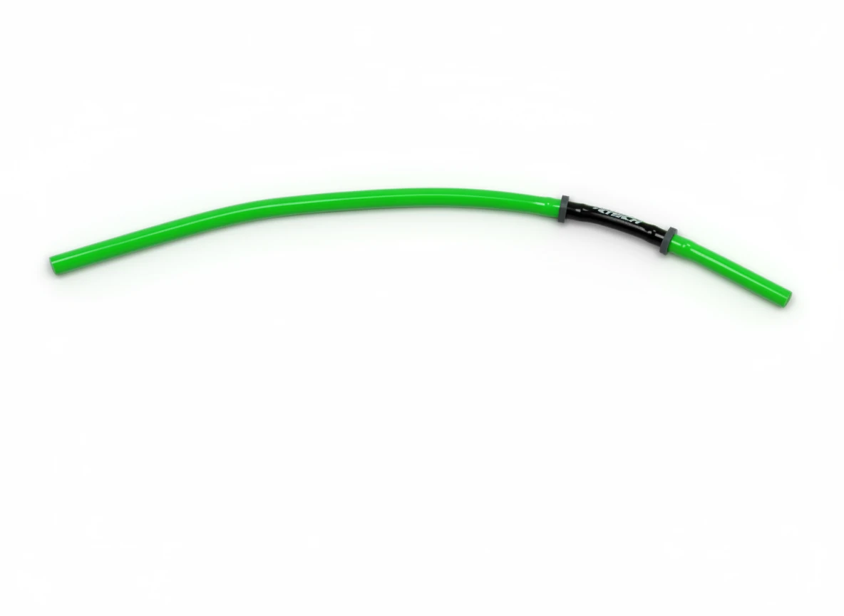Вентиляционный шланг бензобака с клапаном зеленый - фото 1