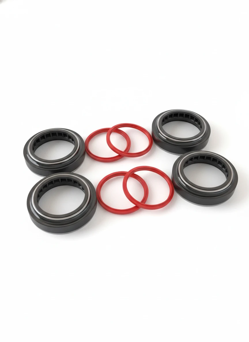 KTM 35mm black сальники пsльники вилки 50 SX ( RP10027T / RP10027 / RP10007 ) - фото 1