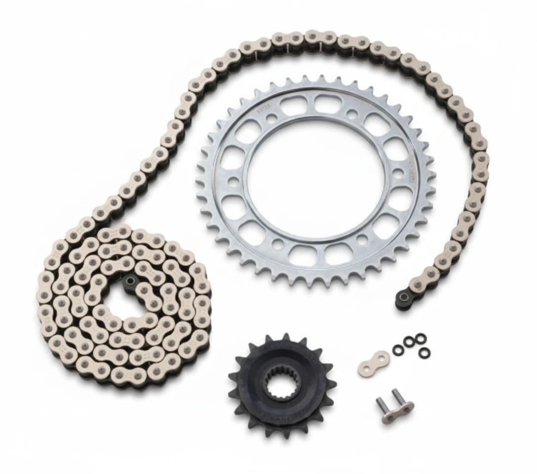 KTM комплект цепь / звезды 17 / 42 990 / 1050 / 1090 / 1190 / 1290 Adv 03 20 ( SPAB17G421M118J / 00050002013 ) - фото 1