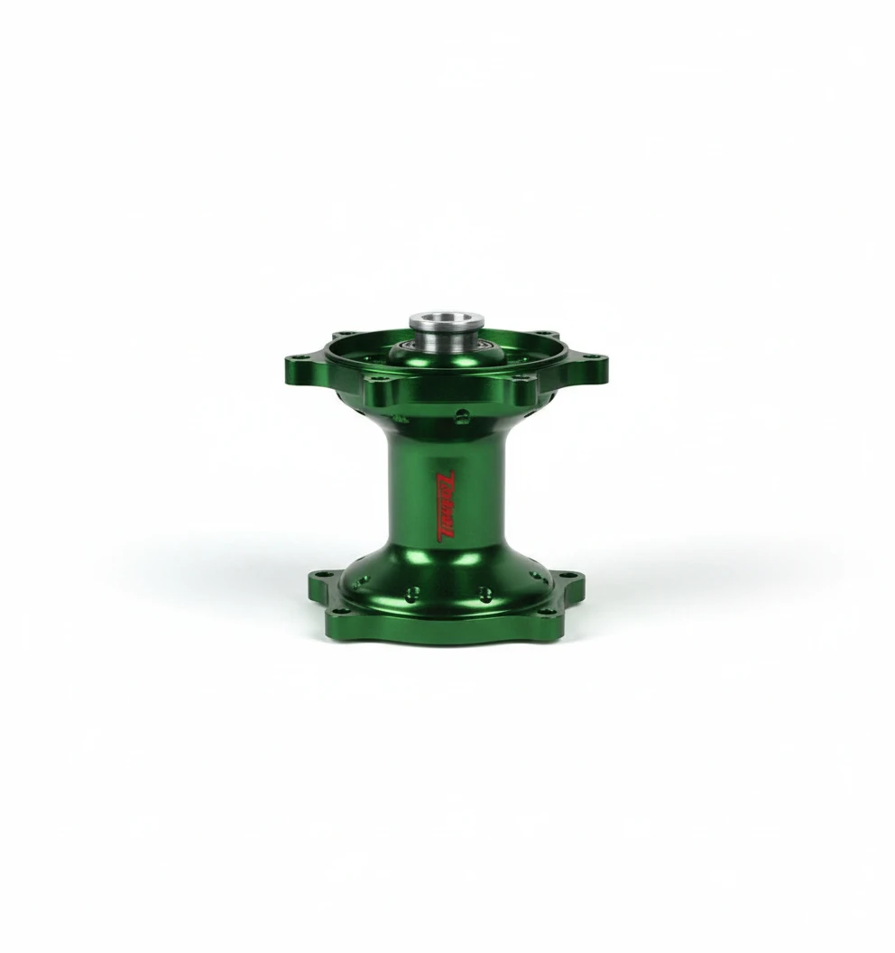 Ступица KAWASAKI передняя зеленая - фото 1