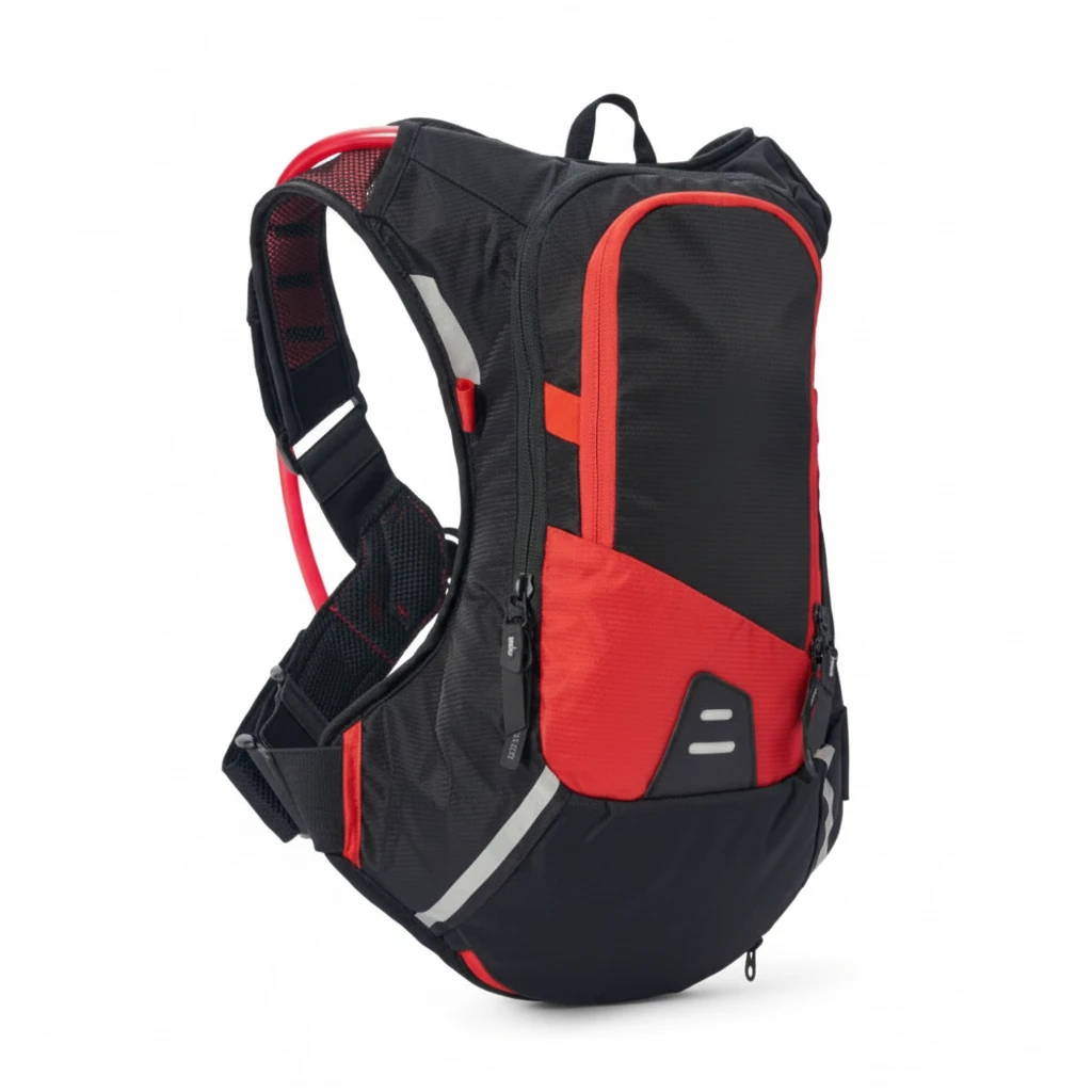 Рюкзак с гидратором USWE MTB Hydro 8 черный красный - фото 1